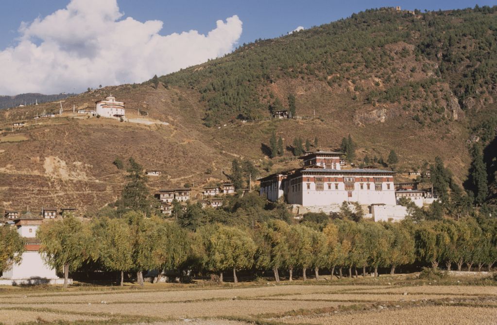Bhutan, Paro, three choirs