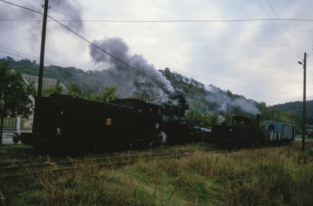 Hungary, Borsodnadasd, ironworks, narrow gauge railroad, steam operation