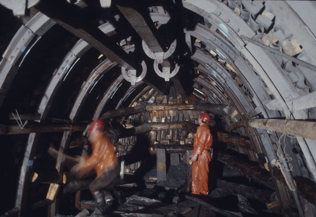 Göschenen, tunnel construction