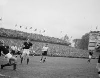 Football World Cup 1954 : Final match Germany - Hungary (3:2) at Wankdorf Stadium in Bern