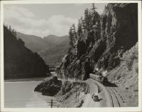 Canadian Pacific Railway, river, road & rail in the Fraser Canyon