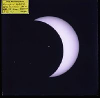 Partial solar eclipse in Zurich 17.4.1912
