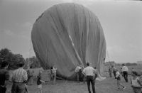 Balloon flight, Wollana, launch in Biel, gas balloon HB-BOH