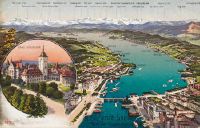 Lake Zurich from the bird's eye view