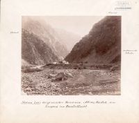 Lars Station of the Grusian Army Road, NE of the Kasbek, at the entrance to the Dariel Gorge [Darialschlucht].