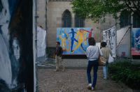Basel, modern art, outdoor painting exhibition