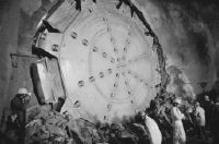 SBB Heitersberg tunnel breakthrough