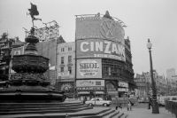 London, Piccadilly Circus, Shaftesbury Avenue, looking north-northwest (NNW)