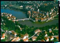 Laufenburg, old town, Rhine, bridge, view to southeast (SE)