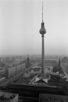 GDR, East Berlin (Mitte), television tower
