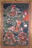 Tibetan Than-Ka : 3 Buddhist Sages: Gopaka, Abheda, Dharmatâla