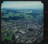 St. Gallen-St. Fiden, view to the south(S) to Alpstein