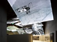 Exhibition "Walter Mittelholzer: Pilot, Photographer, Entrepreneur" at the Landesmuseum Zurich: Exhibition View