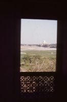 Agra fort, view of Taj
