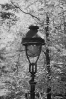 Zurich, gas lamps service at Uetliberg hiking trail