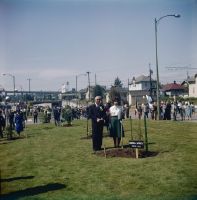 Tree planting ceremony in Seattle