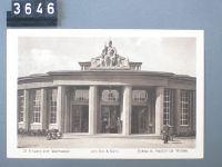 Swiss National Exhibition, 1914, Bern, Entrée du Pavillon de l'Armée = Entrance to the Armory, Arch. Rybi & Salchli