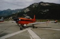 Meiringen, airfield, weir show, Pilatus PC-7