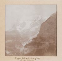 Eiger, Mönch, Jungfrau, vue de Mürren