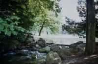 Laxenburg, outflow at the castle pond, "soundscape"