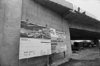 Basel, highway construction sites