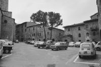 San Gimignano, Piazza delle Erbe, view northwest to west (NWbW)