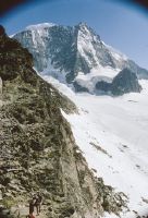 Mont Blanc de Cheilon, with Glacier de Cheilon, looking south (S)
