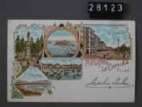 La Coruña, greeting card