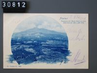 Nicolosi, Panorama dal Monte Rossi con vista delle lave del 1886 e dell' Etna