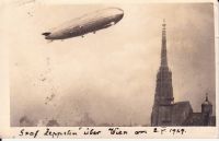 Graf Zeppelin over Vienna on 2.5.1929