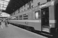 Railroad 82" exhibition in Basel, SBB second class car Bpm"
