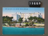Bermuda, Hotel Bermudiana from Hamilton Harbour