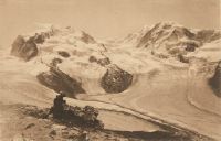 Zermatt, Monte Rosa (4638 m.), Lyskam (4478 m.) from Gornergrat (3136 m.)