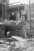 Zurich-Aussersihl, Stauffacherstrasse 41, demolition of Apollo cinema (Apollo Cinerama and Apollo Studio)