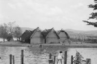 Zurich-Wollishofen, Saffa Island, "Lake Dwelling Land" Exhibition