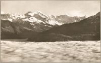 Montana (alt. 1500 m.), Mer brouillard, Weisshorn, Rothorn, Gabelhorn