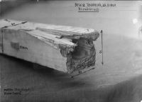 Crash Taddeoli 25.05.1910, primary fracture, right upper wing, rear spar