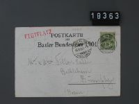Basel, Federal Celebration 1901, Dr. Hans Huber, Dr. R. Wackernagel, Otto Eppens