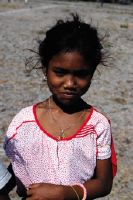 Lombok, village Ramutan, girl