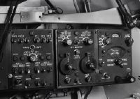 Cockpit of the Douglas DC-7C-1229 C Seven Seas, HB-IBL "Genève"