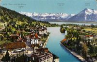 Thun and the Alps