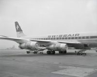 Douglas DC-8-53, HB-IDD "Nidwalden" on the ground in Zurich-Kloten