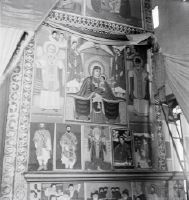 Ancient Abyssinian wall paintings in church