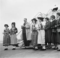 Christening of the Convair CV-240-4, HB-IRZ "Valais" in Zurich-Kloten