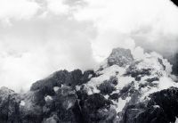 Cima di Vezzana - Cimon della Pala -Cima del Focobon from N. from 4200 m altitude