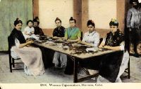 Women cigarmakers, Havana, Cuba