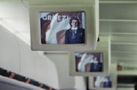 Screens in Swissair's McDonnell Douglas MD-11 : "Grüezi"