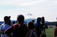 Anniversary flight meeting "50 years of Zurich Airport" : "Concorde" at take-off
