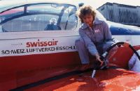 Swissair pilot Gaby Lüthi
