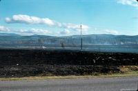 Forest and heath fire south of Inverness
